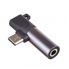 Adapter AK-AD-62 USB type C / USB type C / Jack 3.5mm