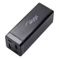 USB Töltő AK-CH-17 2x USB-A + 2x USB-C PD 5-20 V / max 3.25A 65W Quick Charge 4+