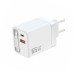 Töltő AK-CH-30 USB-A + 2x USB-C PD 5-20V / max. 3.25A 65W Quick Charge 3.0 GaN Töltő AK-CH-30 USB-A + 2x USB-C PD 5-20V / max. 3.25A 65W Quick Charge 3.0 GaN