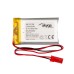 Lítium-polimer akkumulátor 3,7V/850mAh