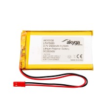 Lítium-polimer akkumulátor 3,7V/2500mAh