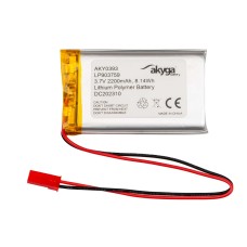 Lítium-polimer akkumulátor 3,7V/2200mAh
