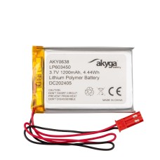 Lítium-polimer akkumulátor 3,7V/1200mAh