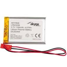 Lítium-polimer akkumulátor 3,7V/1100mAh