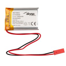 Lítium-polimer akkumulátor 3,7V/1250mAh