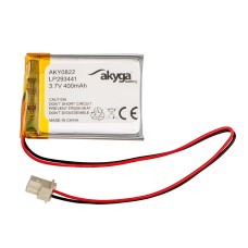 Li-Po baterija LP293441 Akyga AKY0822 3,7 V / 400 mAh PCM Molex 2-pinski konektor 150 mm