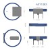 Lithum akkumulátor CR2032 HP3CL Akyga AKY1083 3V / 210mAh 3-Pin Alacsony profil