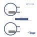 Lithum akkumulátor CR2032 PT2AS Akyga AKY1154 3V / 210mAh 2-Pin