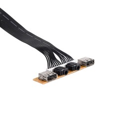 2xUSB 2.0 előlapi 78mm AK-CA-85