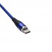 Kábel USB A / USB type C 2m magnetic AK-USB-43
