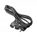 PC Power Cable Y-alakú splitter 1.2m OEM-PC-02