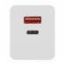 Töltő AK-CH-20 USB-A + USB-C PD 5-20V / max. 5A 100W Quick Charge 3.0 GaN