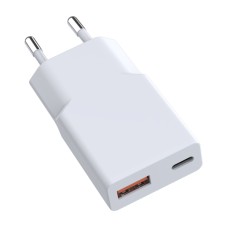 Töltő AK-CH-27 USB-A + USB-C PD 5-20V / max. 3A 30W Quick Charge 3.0 GaN