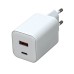 Töltő AK-CH-28 USB-A + USB-C PD 5-21V / max. 3A 45W Quick Charge 3.0 GaN Töltő AK-CH-28 USB-A + USB-C PD 5-21V / max. 3A 45W Quick Charge 3.0 GaN
