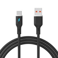 Kábel USB type C / USB A 1m AK-USB-62 Szilikon