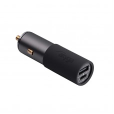 USB autós töltő AK-CH-26 USB-A + USB-C PD 5-20V / max. 5A 100W Quick Charge 3.0 GaN