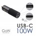 USB autós töltő AK-CH-26 USB-A + USB-C PD 5-20V / max. 5A 100W Quick Charge 3.0 GaN