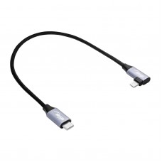 Szögben Kábel USB type C / Ligtning 30cm AK-USB-55 30W hálós