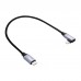 Szögben Kábel USB type C / Ligtning 30cm AK-USB-55 30W hálós