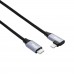 Szögben Kábel USB type C / Ligtning 1m AK-USB-56 30W hálós