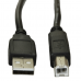 Kábel USB 2.0 A-B 5.0m AK-USB-18