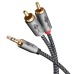 65288 Audioadapter kábel AUX, 3,5 mm-es Jack sztereó RCA csatlakozó, 2 méter