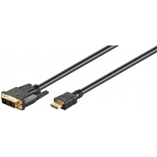 51881 DVI-D/HDMI™ kábel, aranyozott 1.5m
