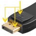 51719 DisplayPort™/HDMI™ Adapter 1.1, aranyozott
