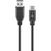 55469 USB 2.0 kábel (USB-C™ - USB A), fekete, 3m